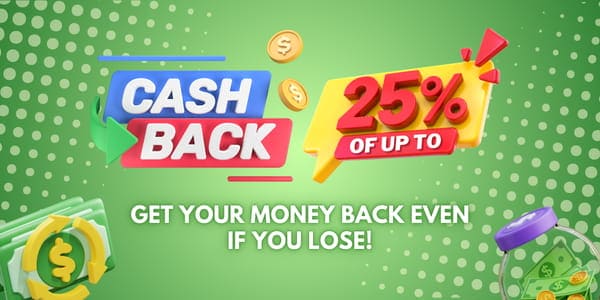 Mobile casino lobby promotional artwork with colorful game imagery